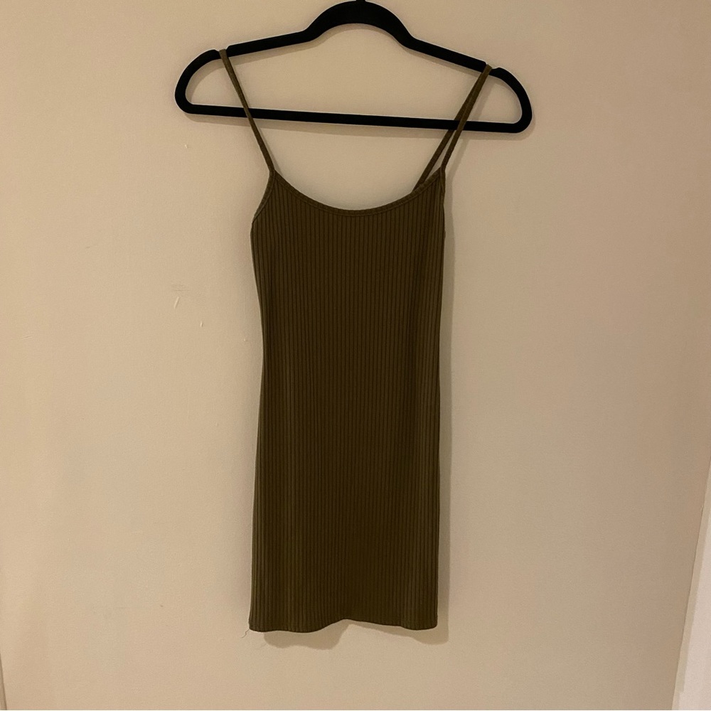 Urban outfitters olive green tank dress size XS